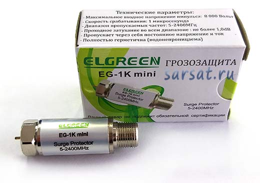 elgreen eg-1k грозозащита